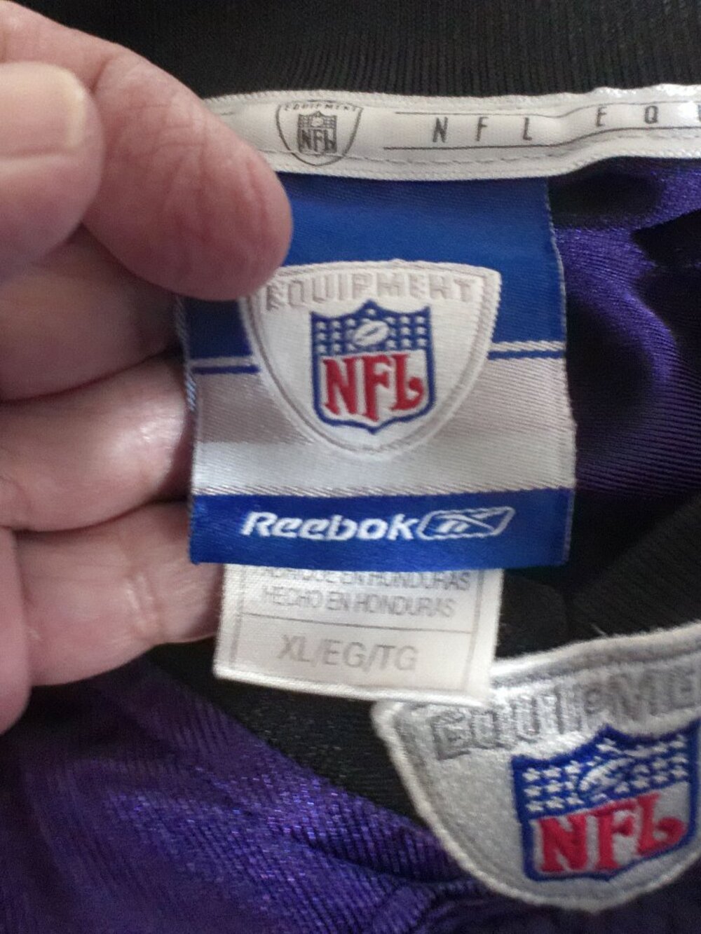 Reebok NFL Y2K Baltimore Ravens Todd Heap #86 Jersey Men's XL Purple On Field - Picture 2 of 8